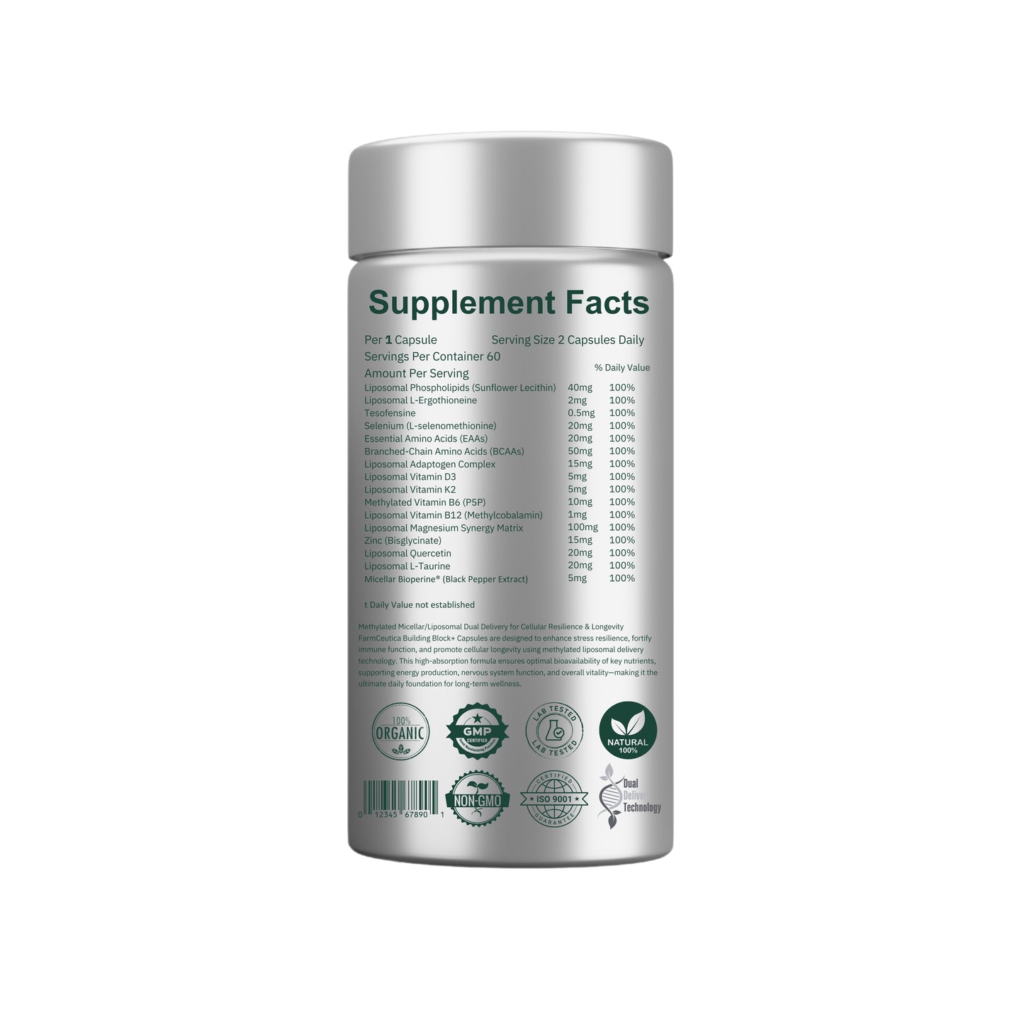Building Block +™ Cellular Vitality | Recovery | Stress Resilience | Longevity