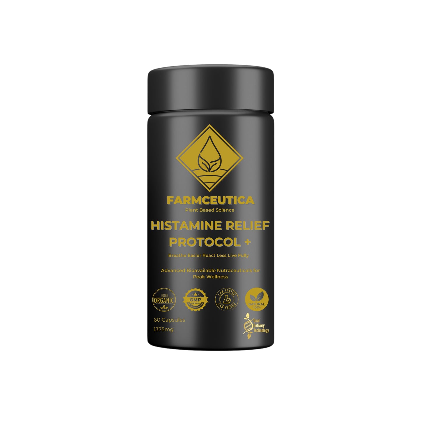 Histamine Relief Protocol+™ Advanced Histamine Defense | Gut-Liver Axis Support | Neurological Calm
