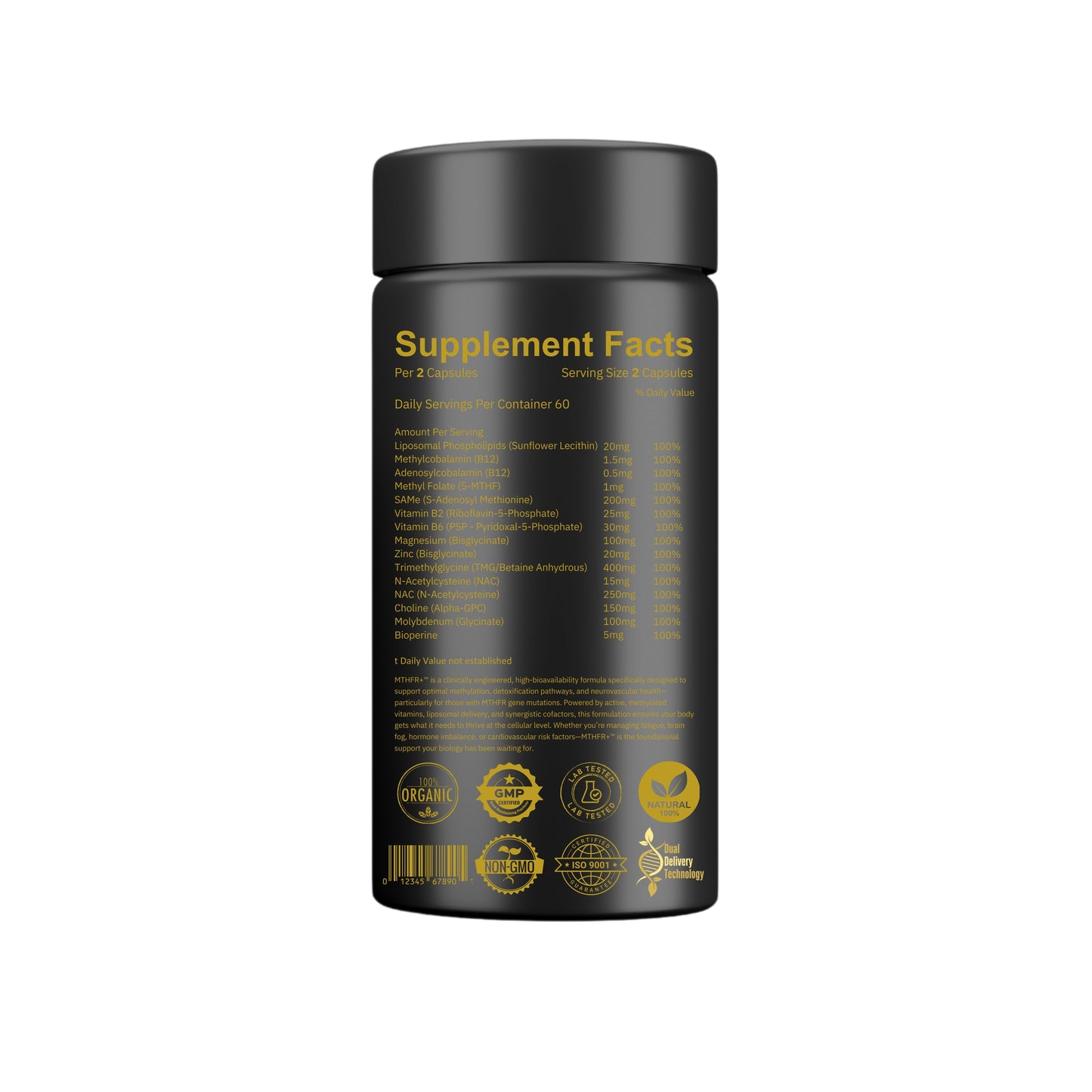 MTHFR Support +™ Genetic Wellness | Detoxification | Cellular Health