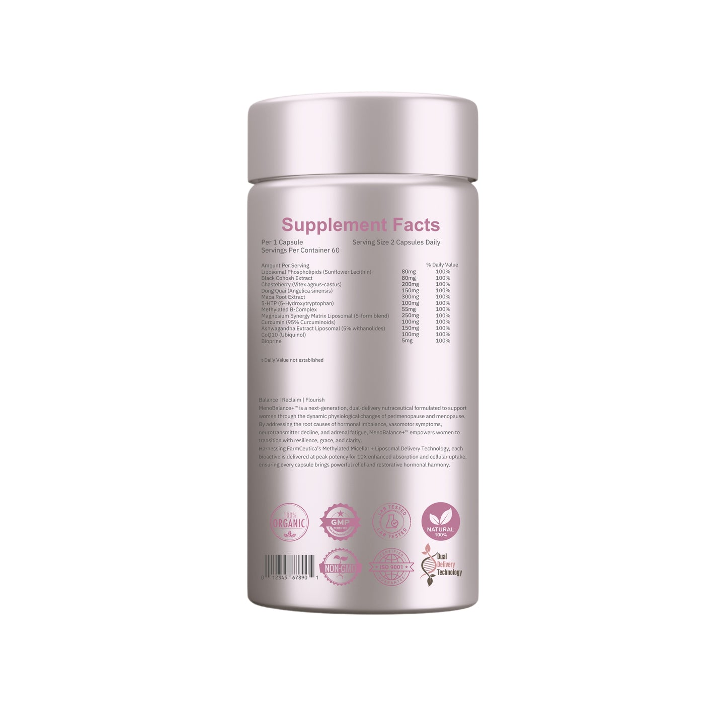 MenoBalance+ Advanced Hormonal Support for Perimenopause & Menopause Transition