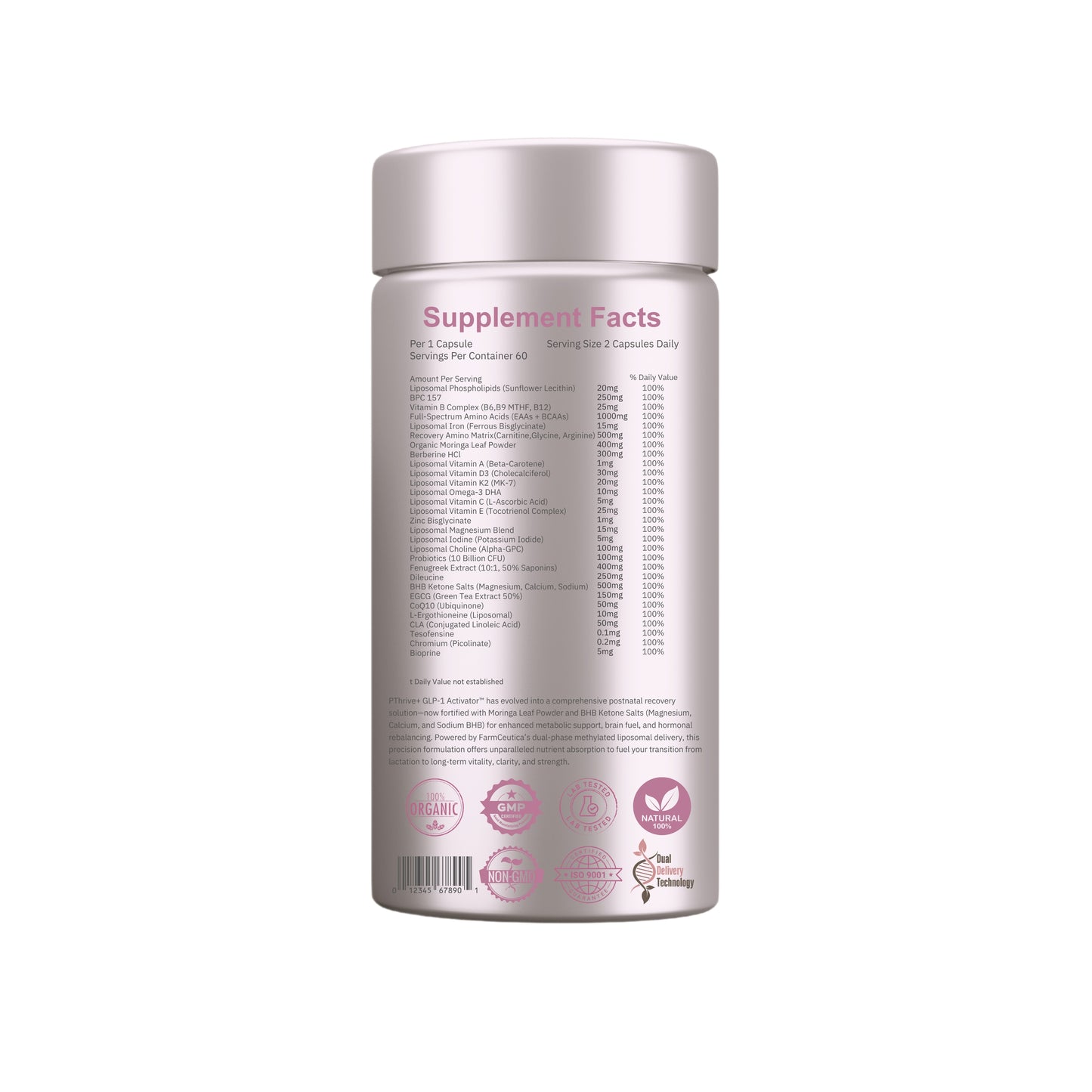 Thrive +Metabolic Rebalance and Natural GLP-1 Activator Capsules