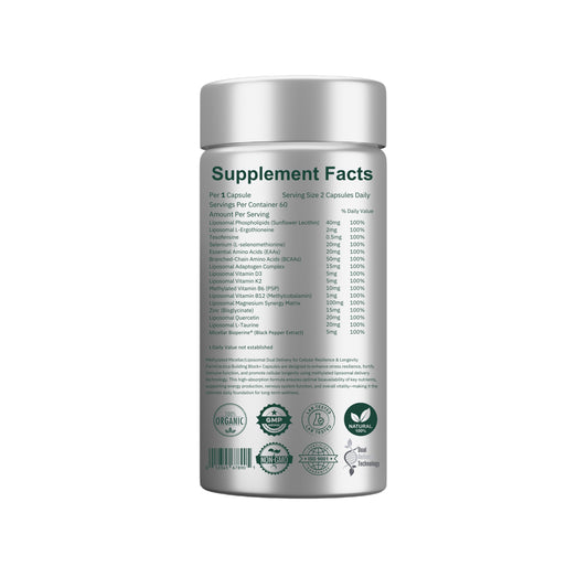 Building Block +™ Cellular Vitality | Recovery | Stress Resilience | Longevity
