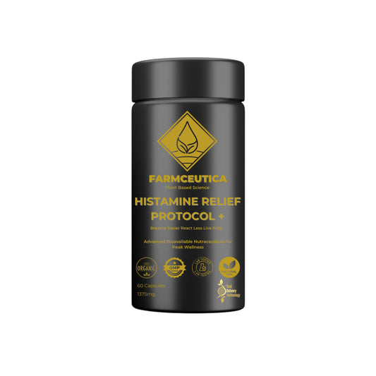 Histamine Relief Protocol+™ Advanced Histamine Defense | Gut-Liver Axis Support | Neurological Calm