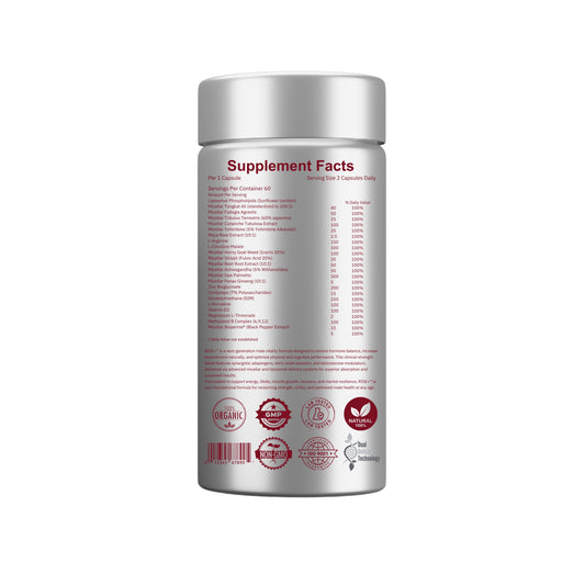 Rise + Testosterone Support | Stamina | Performance | Drive