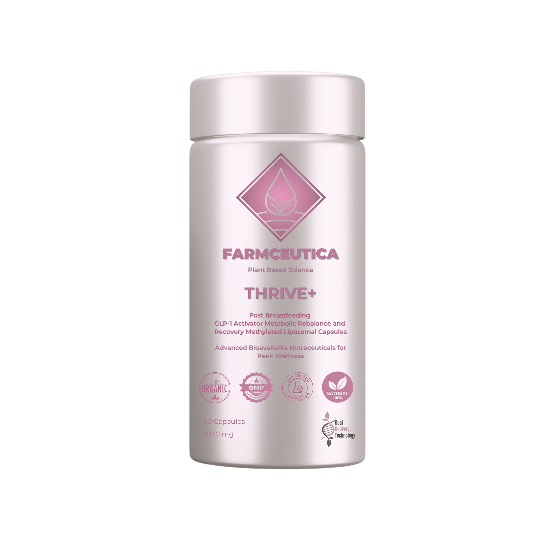 Thrive +Metabolic Rebalance and Natural GLP-1 Activator Capsules FarmCeutica Wellness Thrive +Metabolic Rebalance and Natural GLP-1 Activator Capsules FarmCeutica Wellness